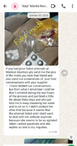 Fake meds from facebook